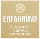 25 Jahre Blue Wall Designqualität 